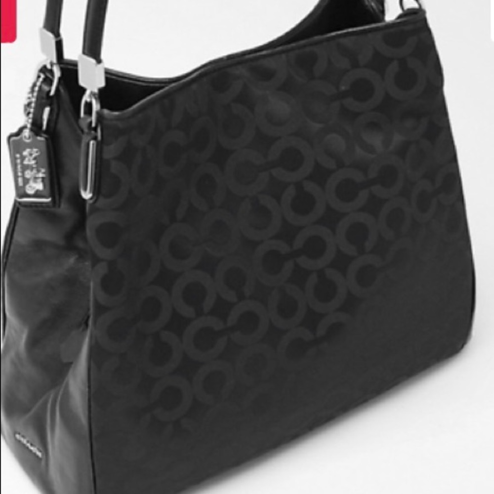 Coach Madison Signature op art small phoebe bag